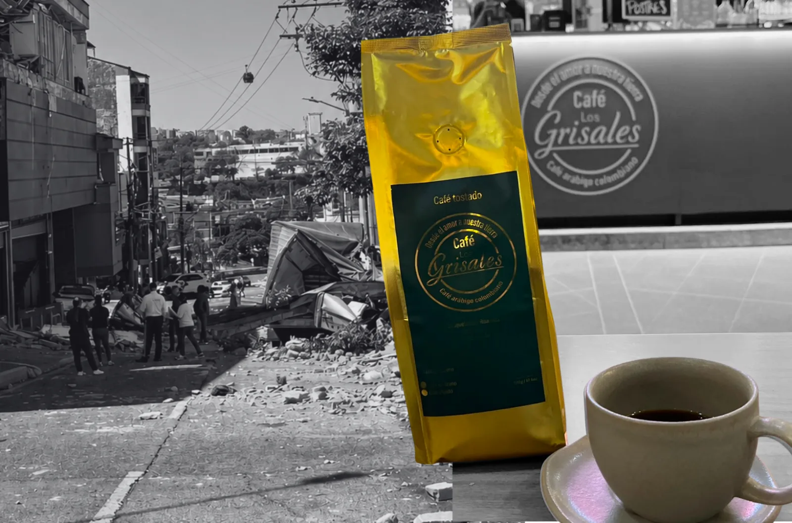 Campaña Una taza que ayuda de Café Los Grisales: una libra de café y un americano de cortesía en Unicentro Pereira